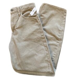 ❤️ GAP HIGH RISE KHAKI BARREL JEANS SIZE 26 NEW